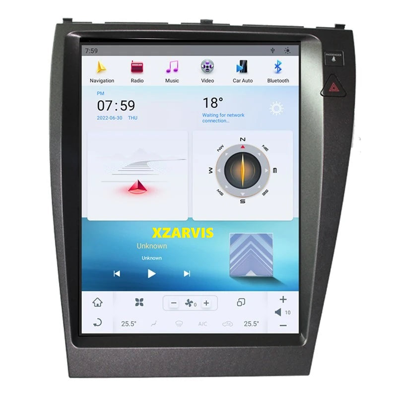 12.1” TESLA SCREEN LEXUS ES ES240 ES250 ES300 ES330 ES350 ANDROID 12 CARPLAY NAVIGATION