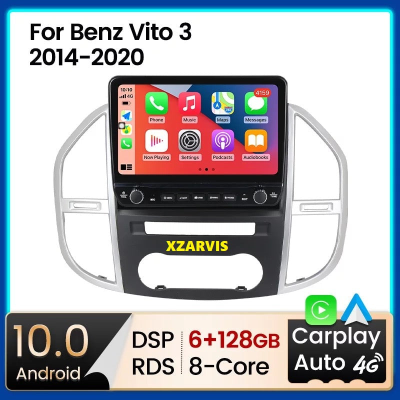 ANDROID CARPLAY MERCEDES BENZ VITO 3 W447 2014 2015 2016- 2020