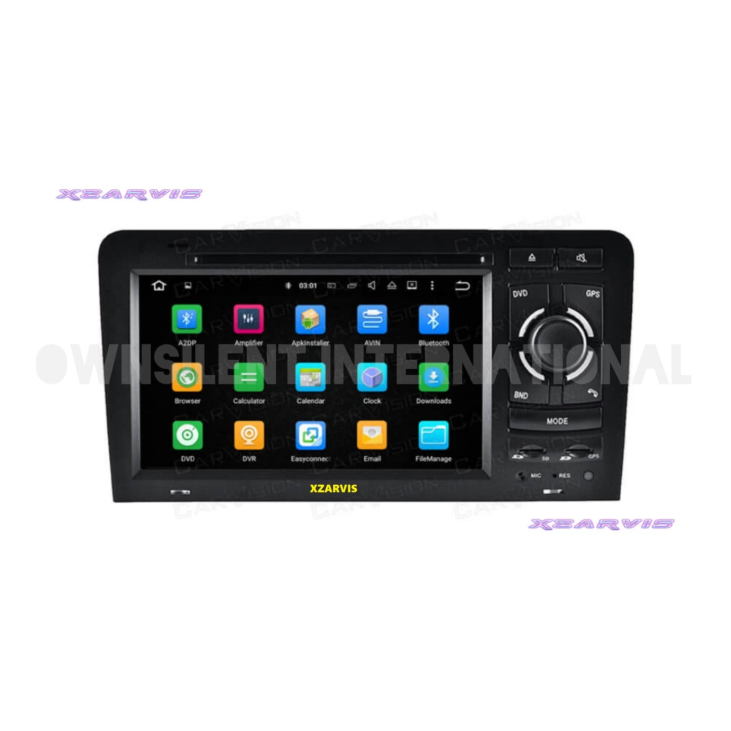 AUDI A3 / S3 2003-2011 ANDROID MONITOR FULL TOUCH CARPLAY DSP MUSIC