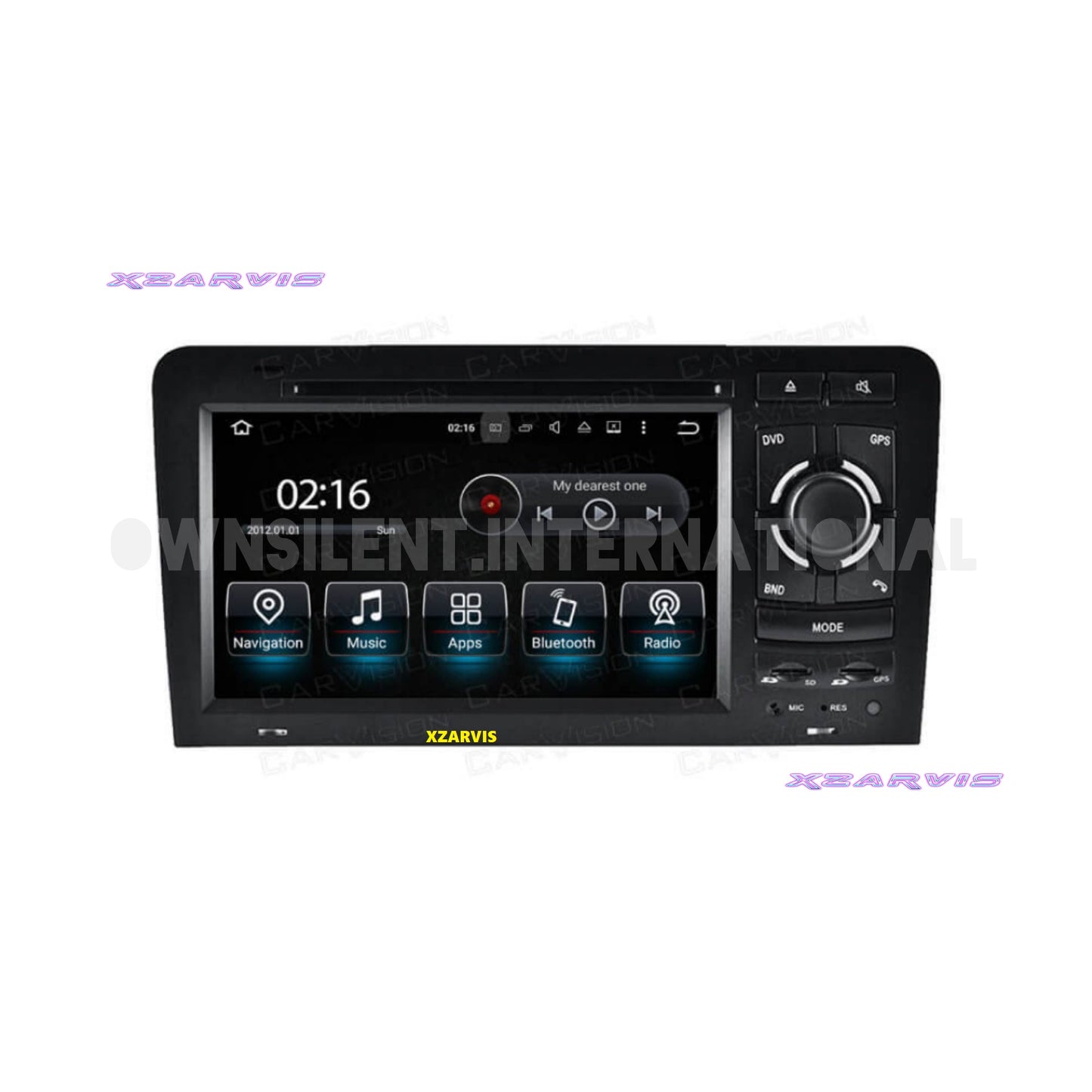 AUDI A3 / S3 2003-2011 ANDROID MONITOR FULL TOUCH CARPLAY DSP MUSIC