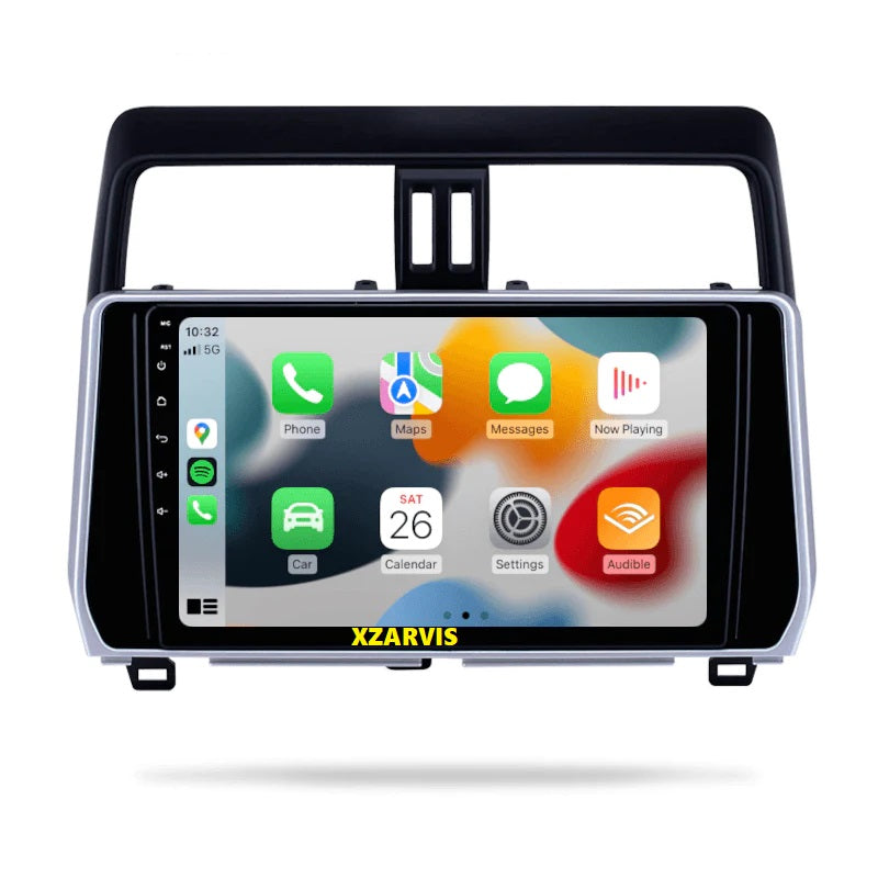 ANDROID SCREEN WITH QLED DISPLAY AND APPLE CARPLAY FOR TOYOTA PRADO 2018 AND ABOVE MODELS