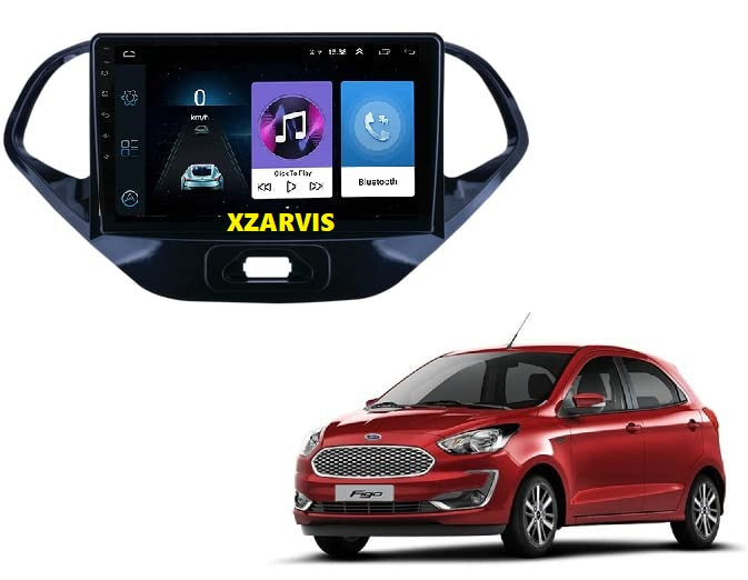 9" INCH ANDROID CAR STEREO FORD FIGO ANDROID CAR PLAY DSP (2GB/32 GB) WITH NIGHT VISION CAMERA & FRAME