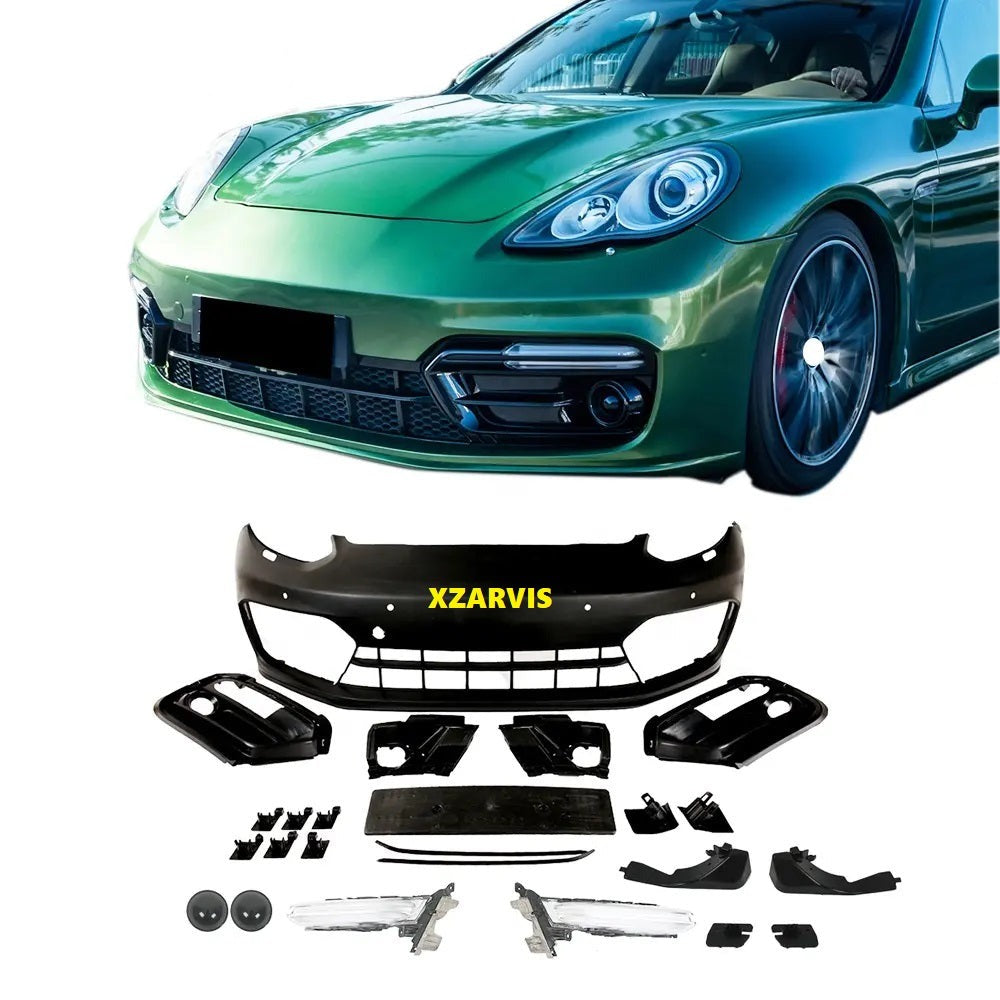 970 CHANGE TO 971 GTS FRONT BUMPER LED HEADLIGHTS FOR PORSCHE PANAMERA 970 CAR BODY KIT