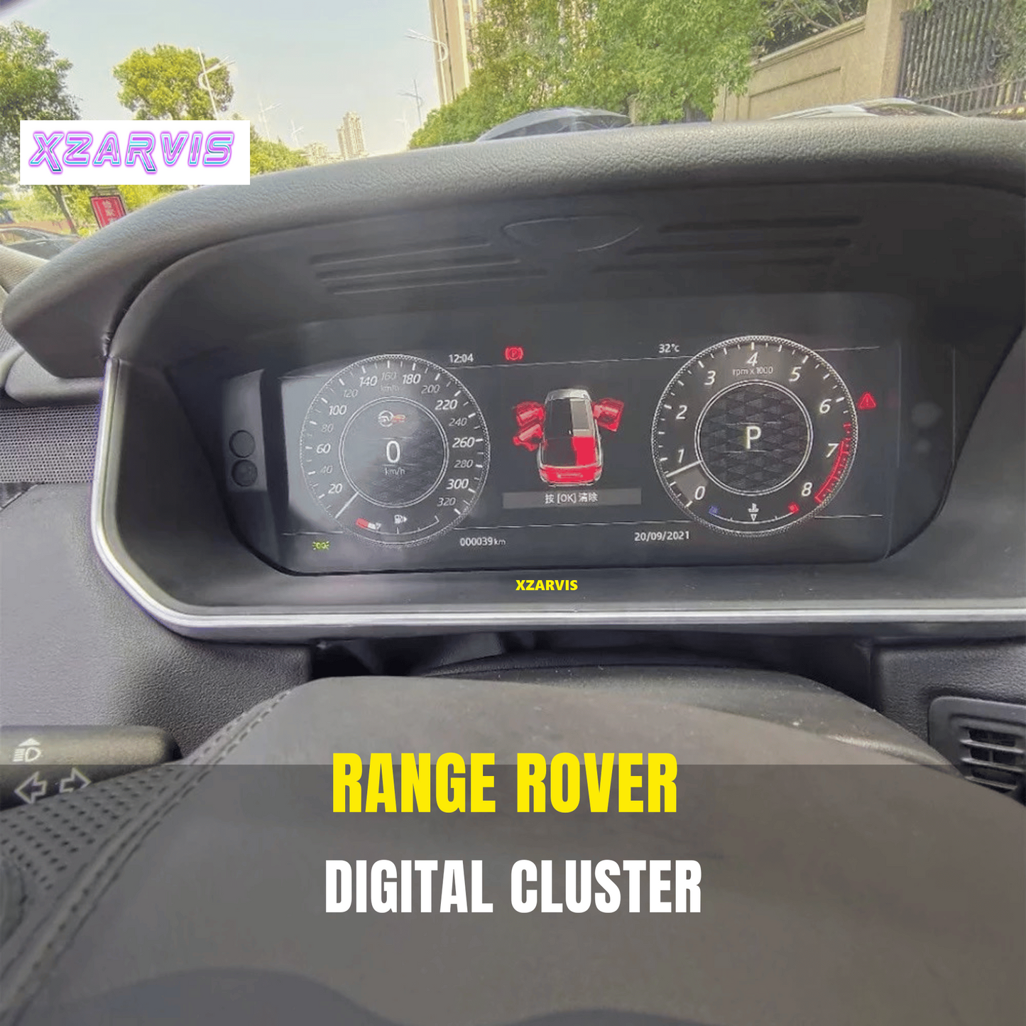 12.3" FOR LAND RANGE ROVER VOGUE L405 SPORT L494 2013-2017 ANDROID LCD DASHBOARD DIGITAL CLUSTER COCKPIT