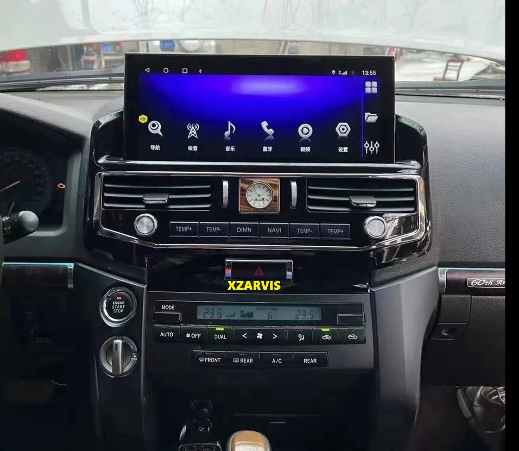 12.3 INCH ANDROID SCREEN WITH CARPLAY FOR LAND CRUISER 2008 ~ 2015