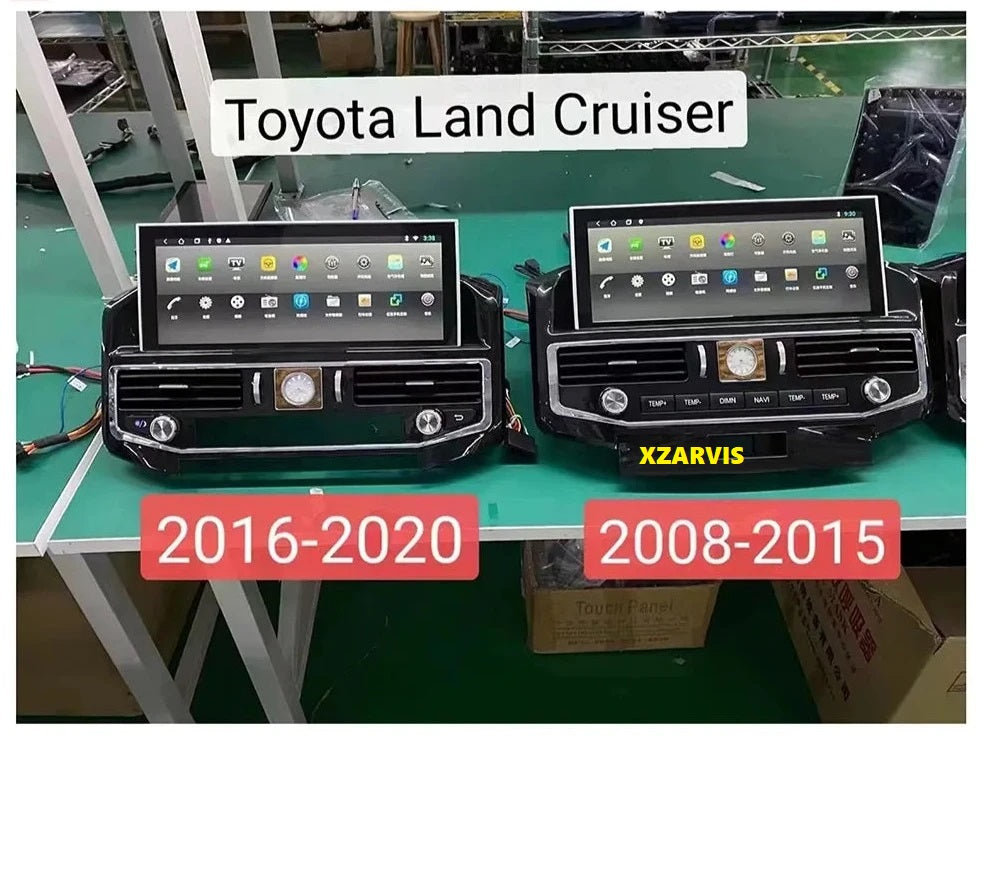 12.3 INCH ANDROID SCREEN WITH CARPLAY FOR LAND CRUISER 2008 ~ 2015