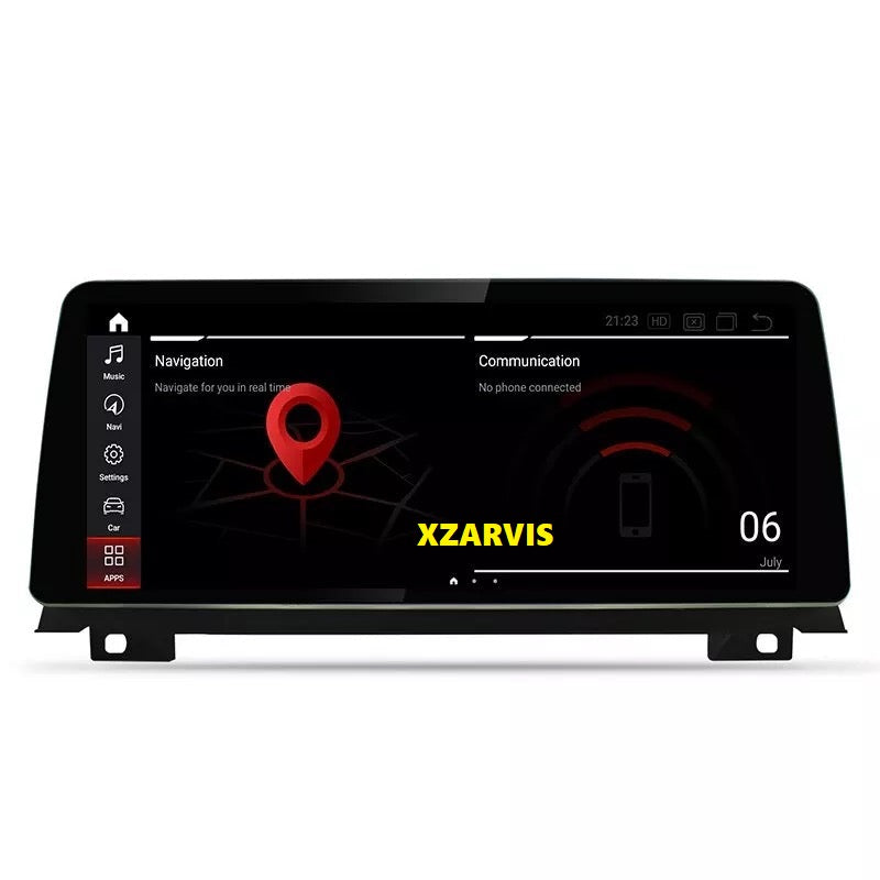 12.3'' IPS ANDROID 12 CIC NBT 8GB RAM CAR VIDEO WIRELESS CARPLAY WIFI GPS FOR BMW 7 SERIES F01 F02 2009-2015