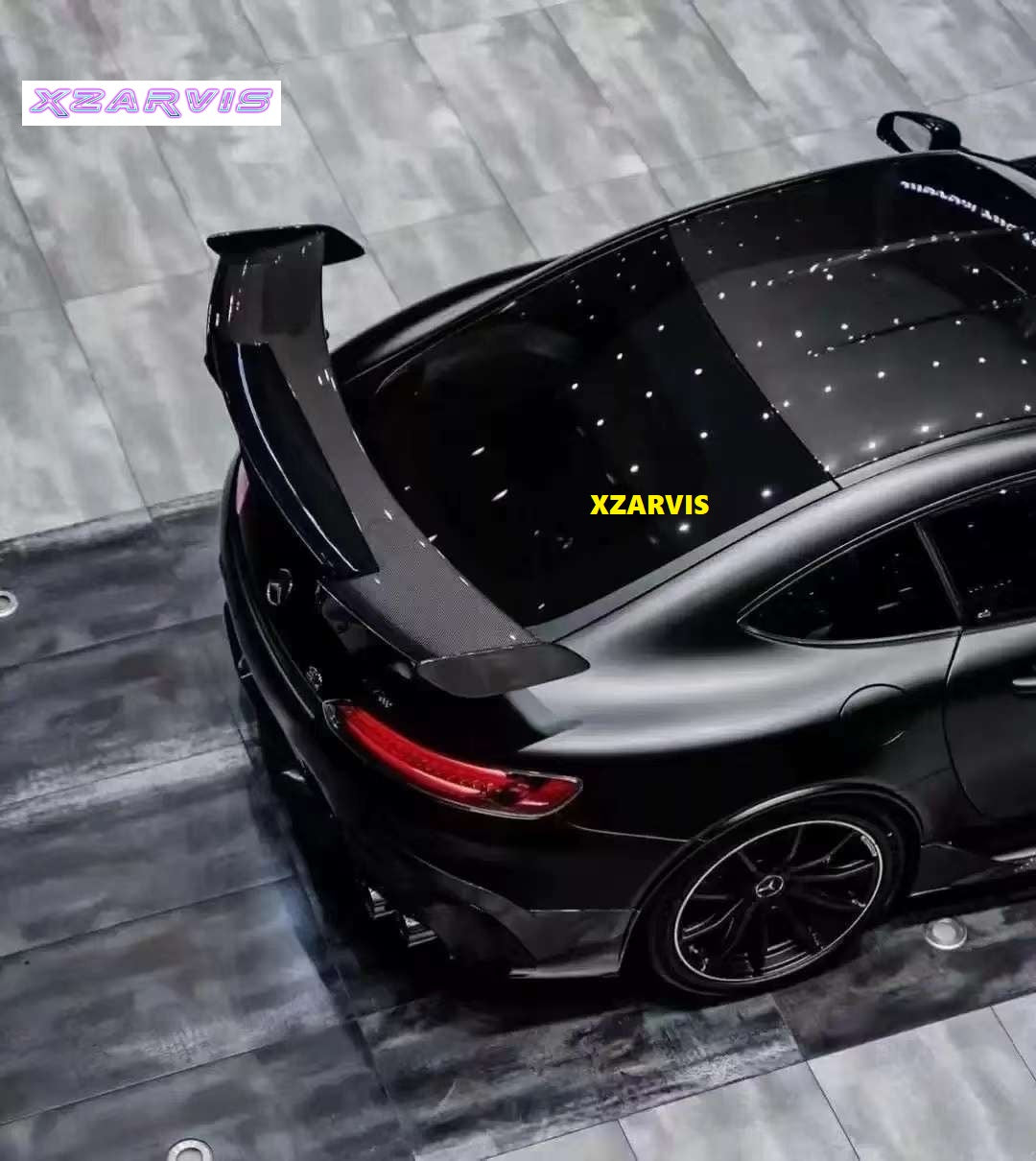 MERCEDES BENZ AMG GT GTC BLACK SERIES BODY KIT CARBON FIBER REAR WING SPOILER