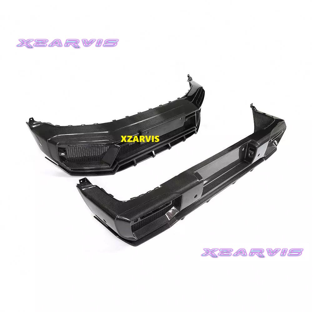 MODIFY LUXURY G CLASS W463 DRY CARBON FIBER CAR BUMPER BODY KIT FOR MERCEDES BENZ G500 G550 G63 AMG 2019UP