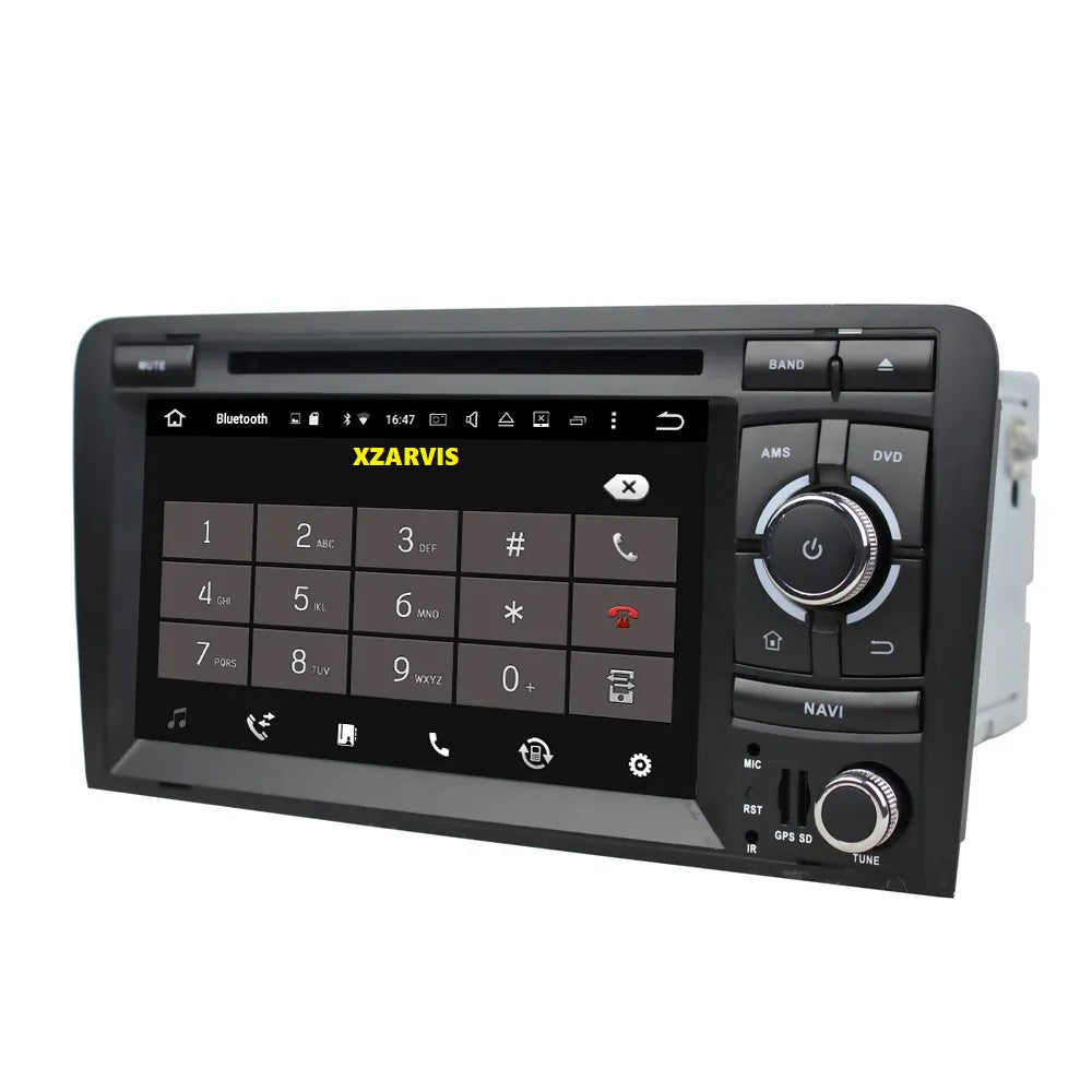 AUDI A3 / S3 2003-2011 ANDROID MONITOR FULL TOUCH CARPLAY DSP MUSIC