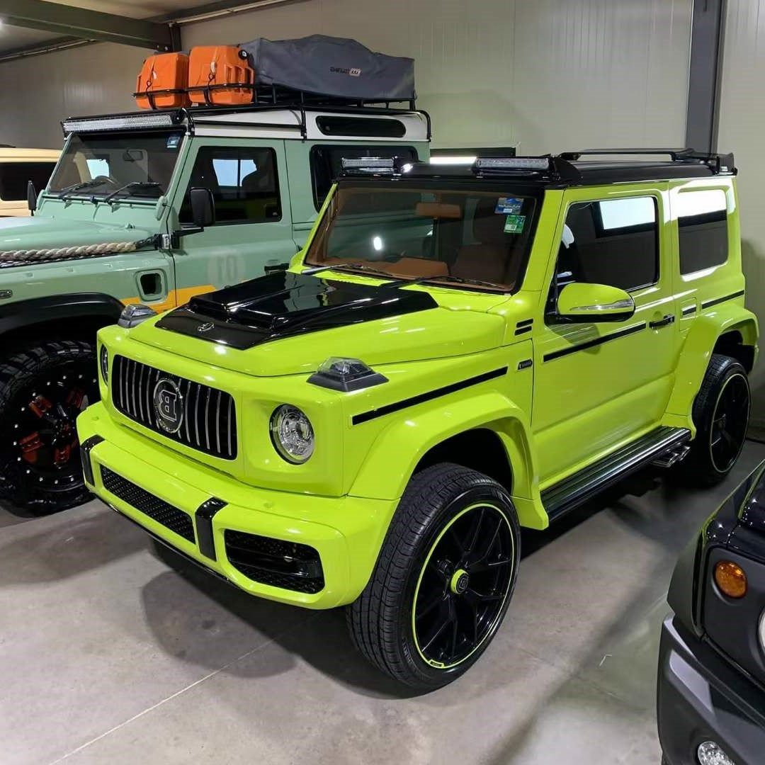 NEW SUZUKI JIMNY JB74 2019-22 UPGRADE TO MERCEDES BENZ G63 BRABUS BODY KIT