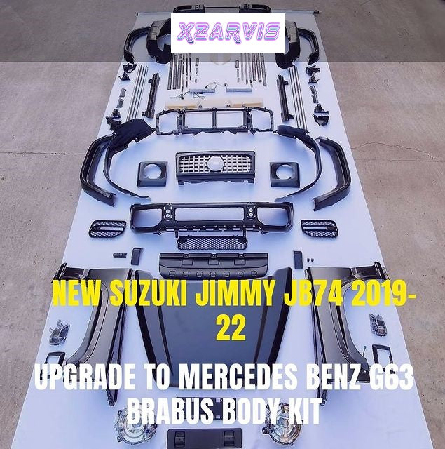 NEW SUZUKI JIMNY JB74 2019-22 UPGRADE TO MERCEDES BENZ G63 BRABUS BODY KIT