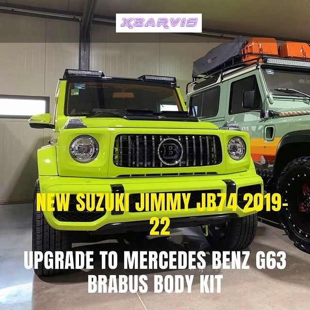 NEW SUZUKI JIMNY JB74 2019-22 UPGRADE TO MERCEDES BENZ G63 BRABUS BODY KIT