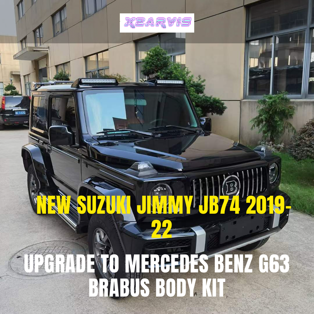 NEW SUZUKI JIMNY JB74 2019-22 UPGRADE TO MERCEDES BENZ G63 BRABUS BODY KIT