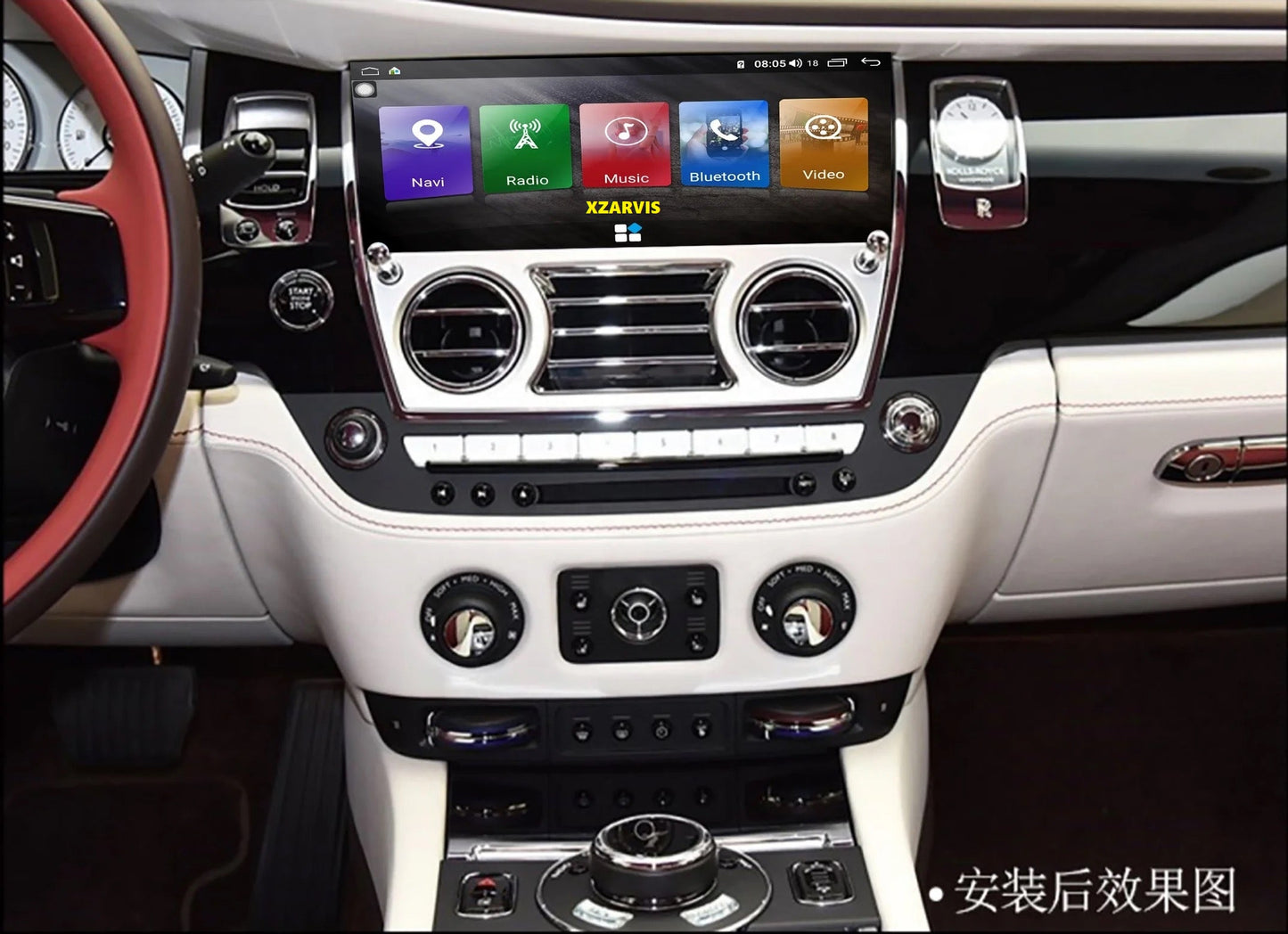 ROLLS-ROYCE GHOST PHANTOM WRAITH CARPLAY ANDROID 12 STEREO