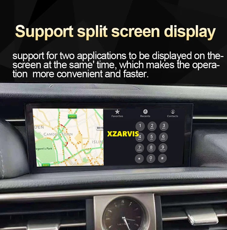 AFTERMARKET LEXUS IS 250 300H 350 LARGE TOUCH SCREEN ANDROID DISPLAY APPLE CARPLAY