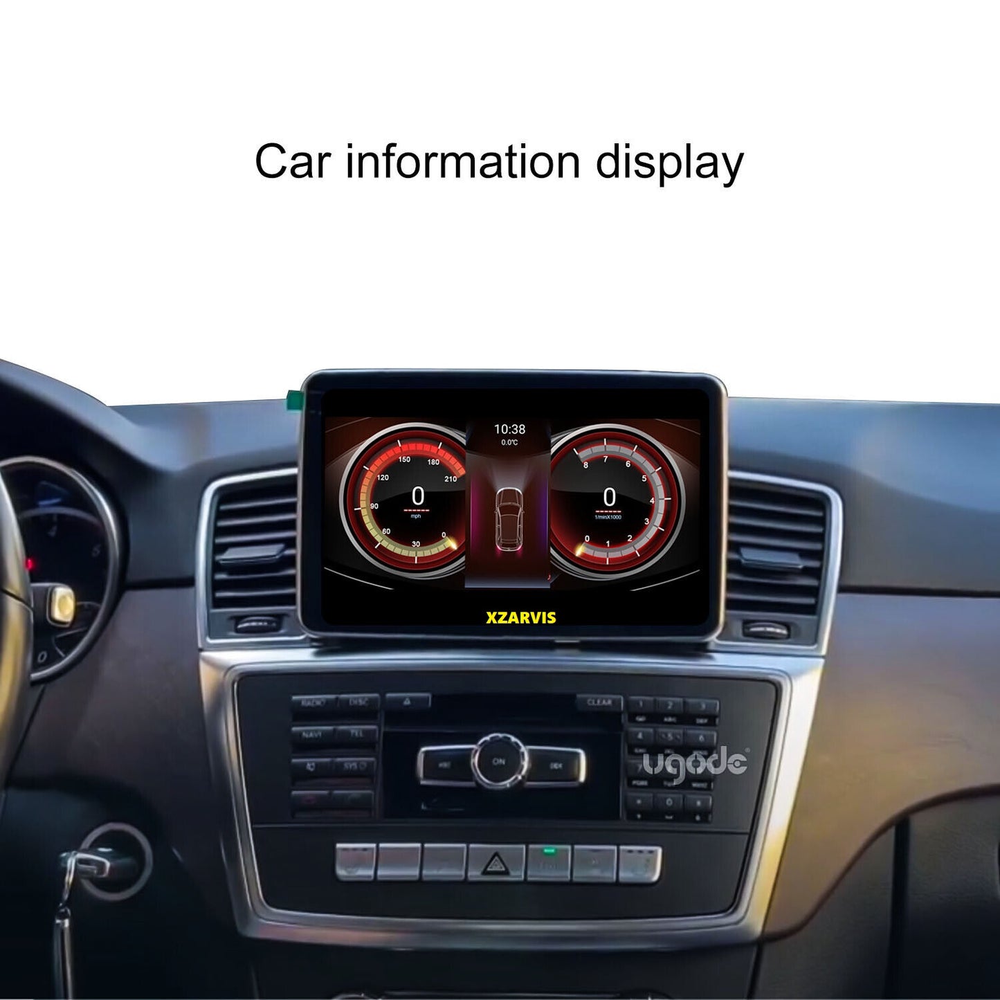 8.4" ANDROID 10 BIG SCREEN CAR MULTIMEDIA SYSTEM FOR MERCEDES-BENZ ML-CLASS W166/GL-CLASS X166 2012-2015 (NTG4.5)