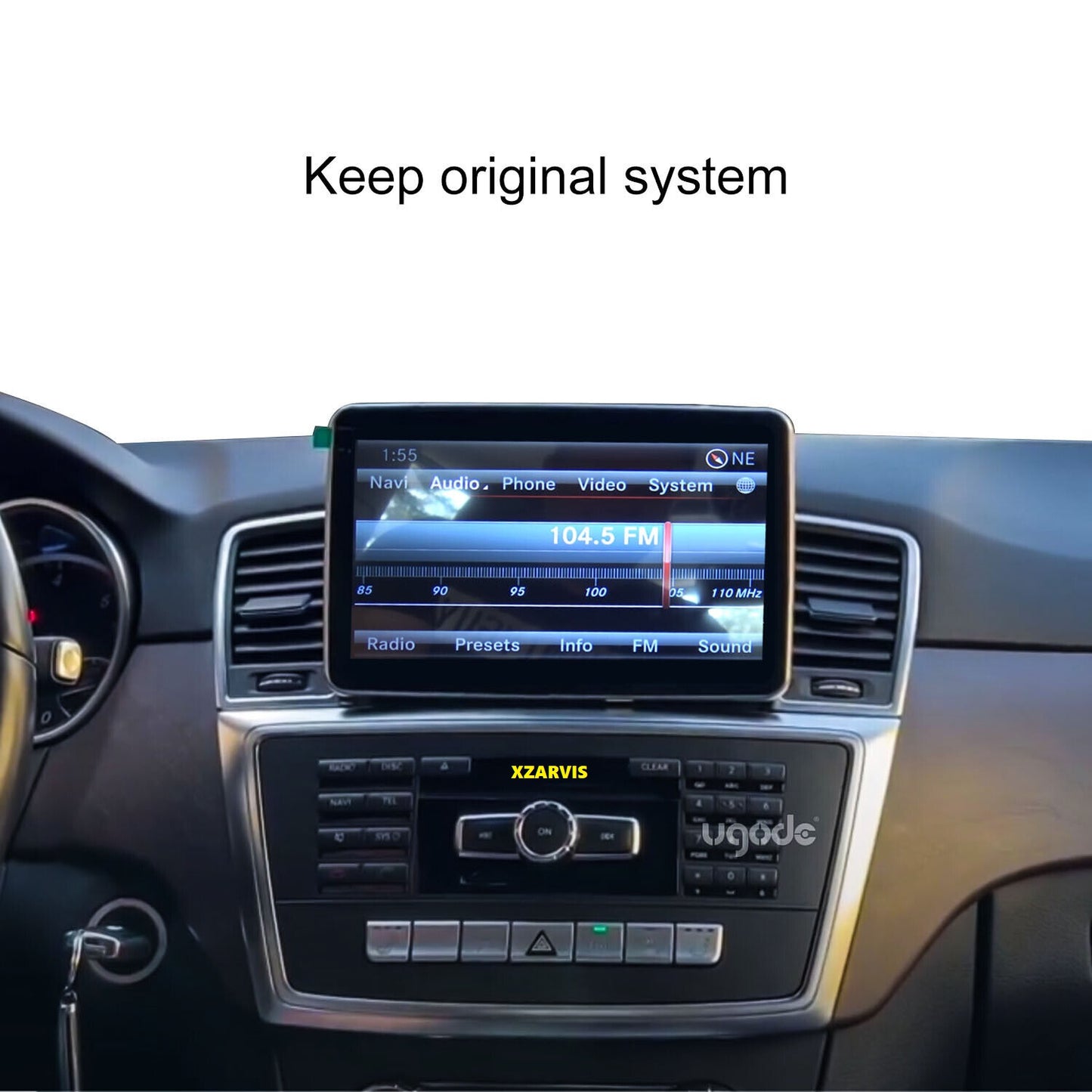 8.4" ANDROID 10 BIG SCREEN CAR MULTIMEDIA SYSTEM FOR MERCEDES-BENZ ML-CLASS W166/GL-CLASS X166 2012-2015 (NTG4.5)