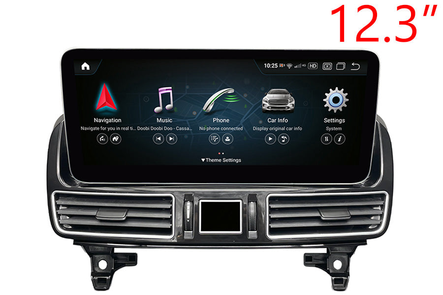 12.3" 4K RESOLUTION BLU-RAY DISPLAY CARPLAY DSP ANDROID FOR MERCEDES BENZ ML GL 2012- 17