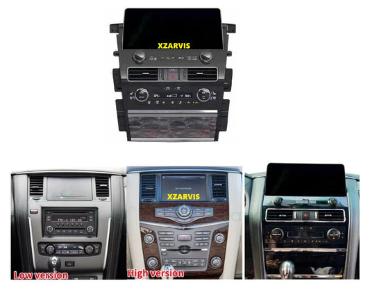 12.3" 1920*720 TOUCH SCREEN ANDROID SYSTEM DVD GPS CAR VIDEO PLAYER FOR NISSAN PATROL AMANDA Y62 FOR INFINITI QX80 11-20