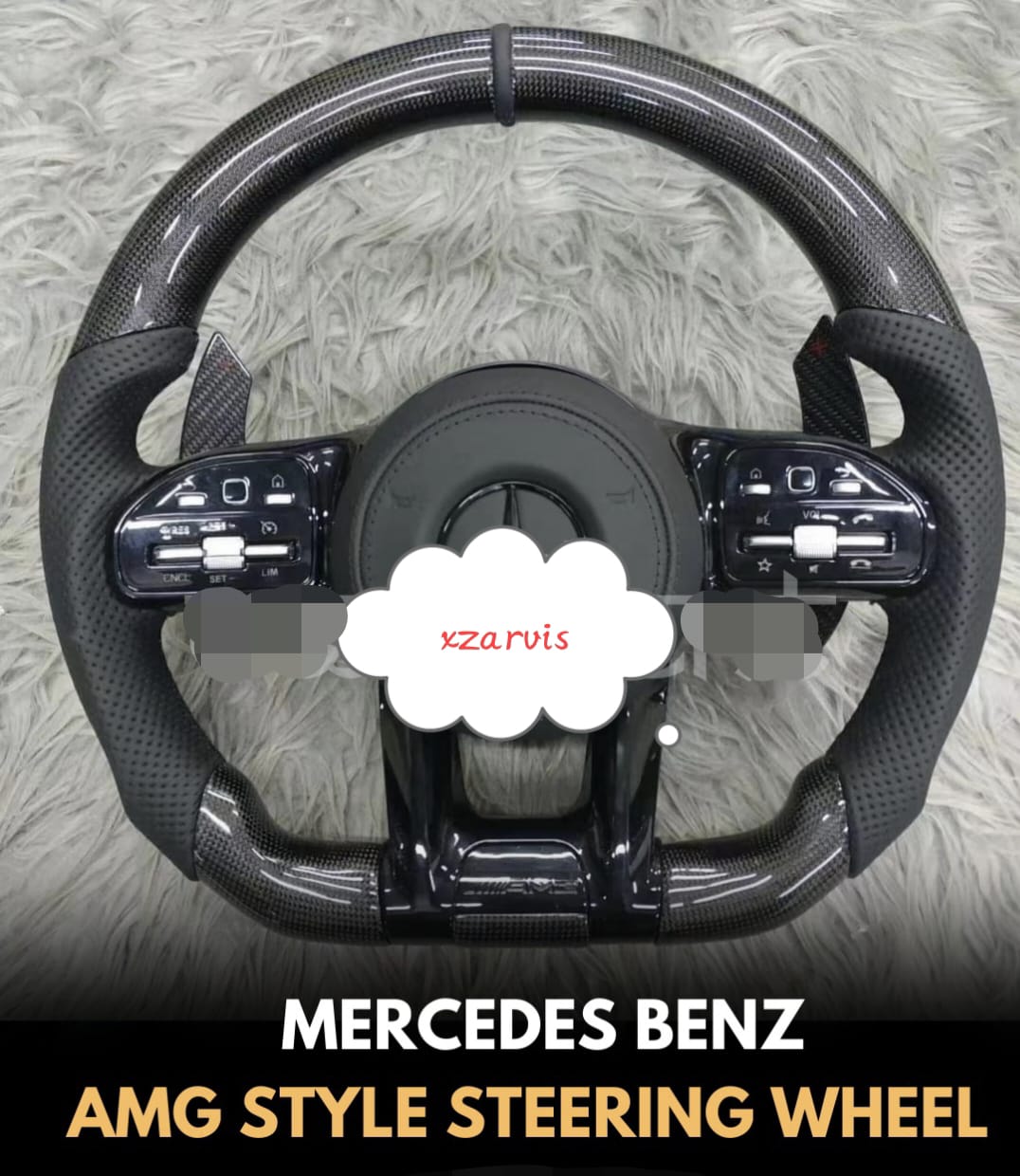 AMG style steering wheel