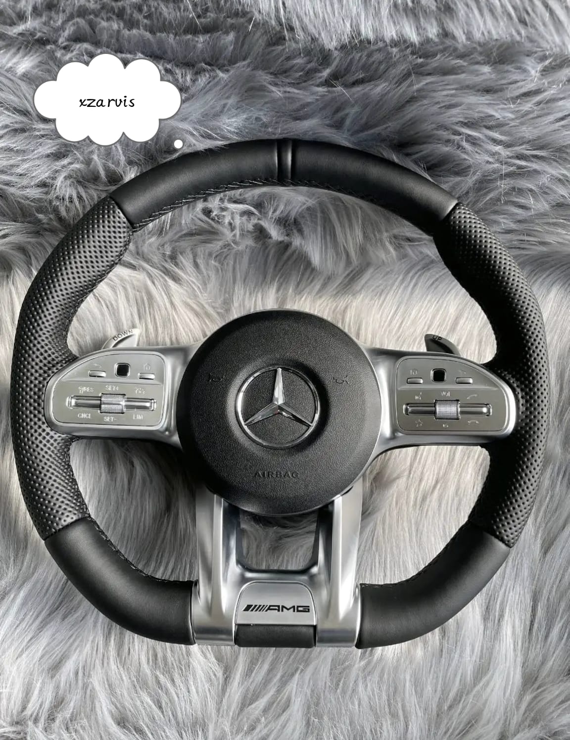 AMG style steering wheel