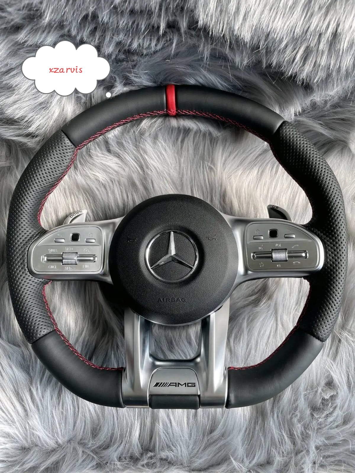 AMG style steering wheel