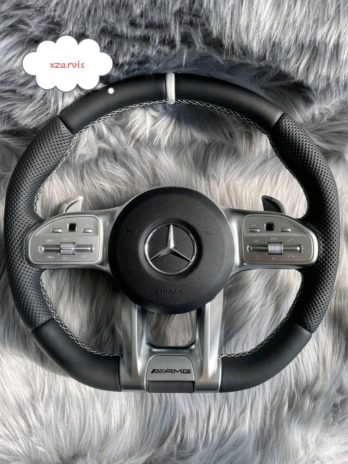 AMG style steering wheel