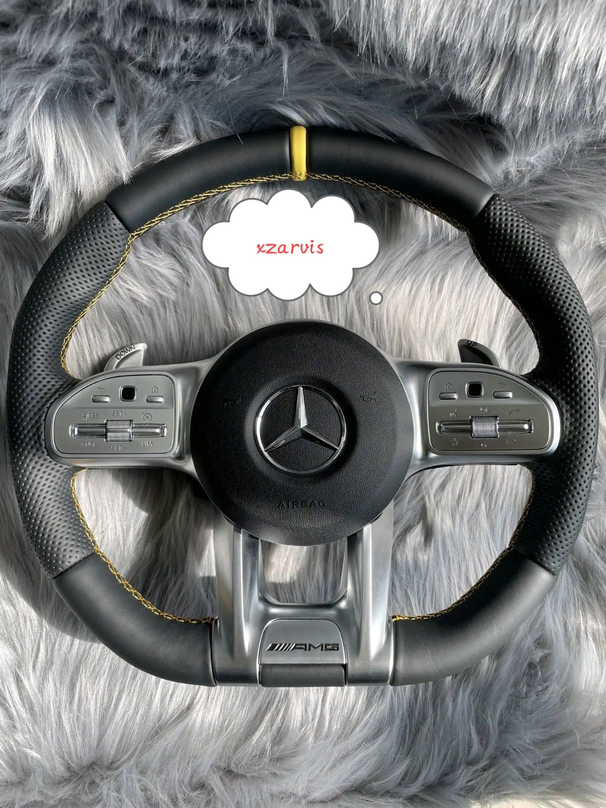 AMG style steering wheel