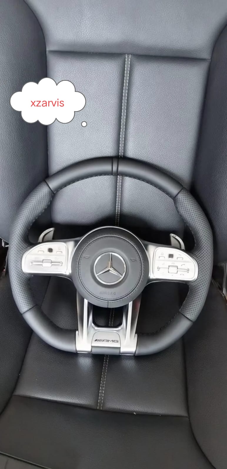 AMG style steering wheel