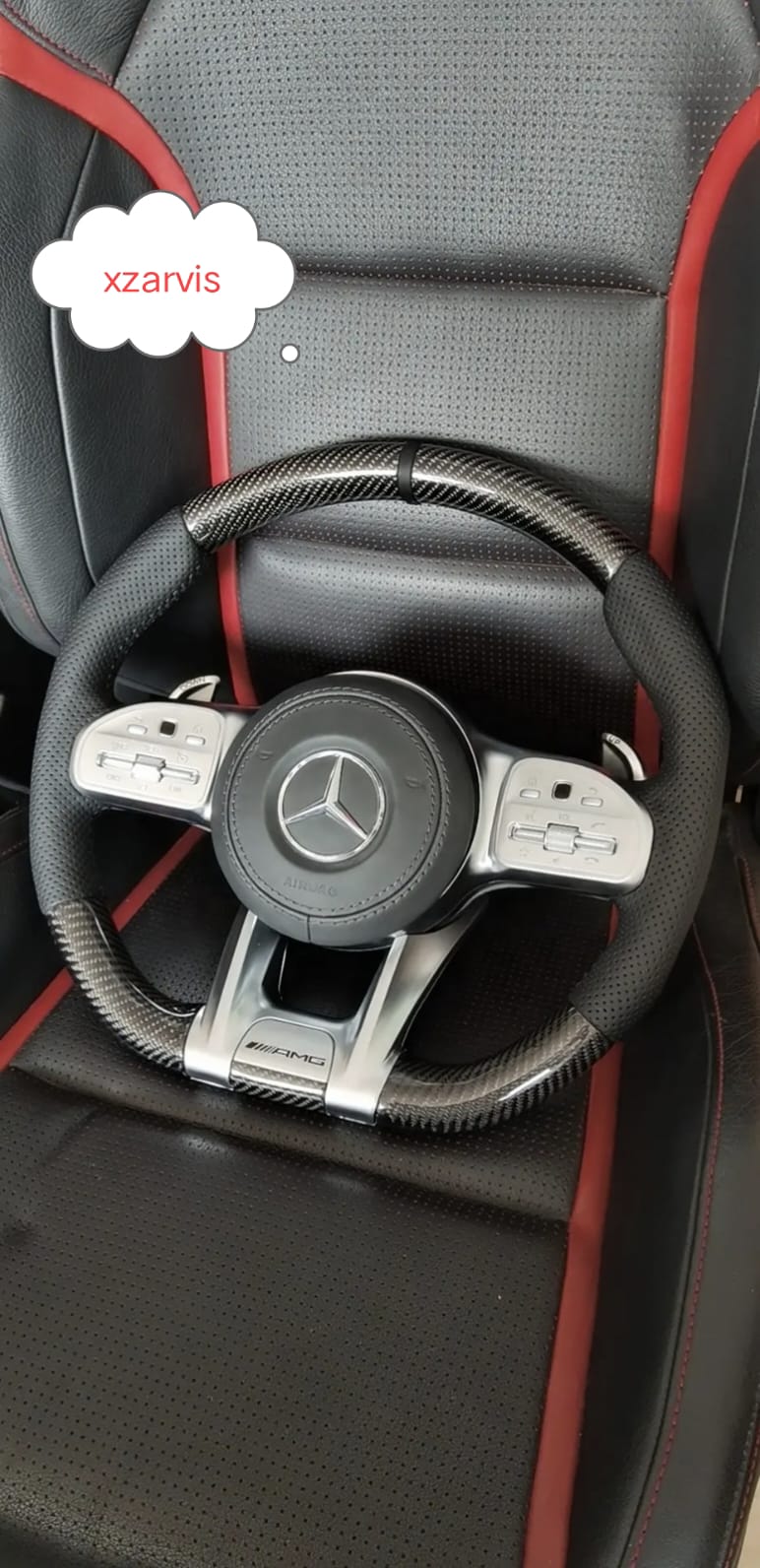 AMG style steering wheel