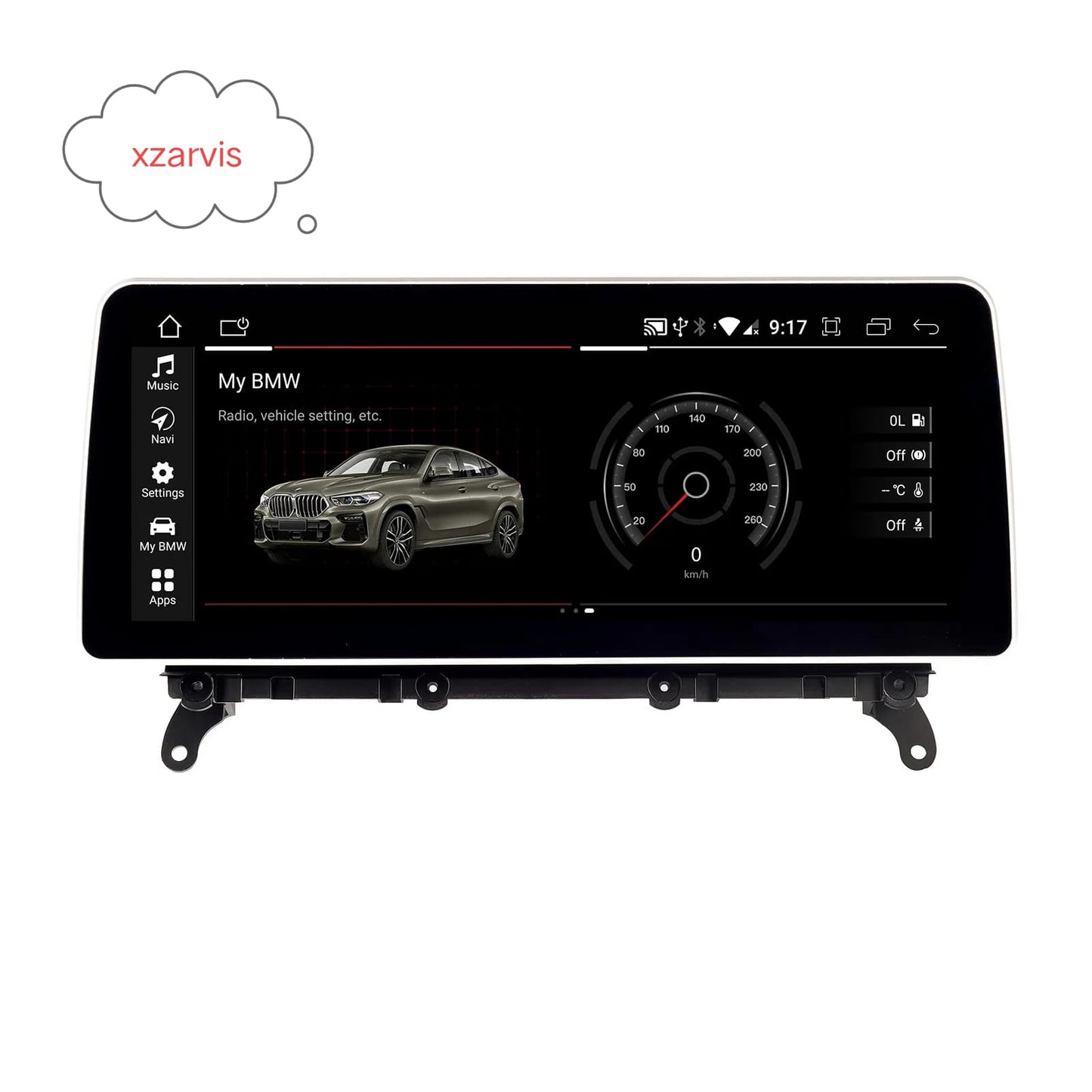 ANDROID 12 BMW X3 F25 X4 F26 CIC NBT SYSTEM 12.3” NAVIGATION