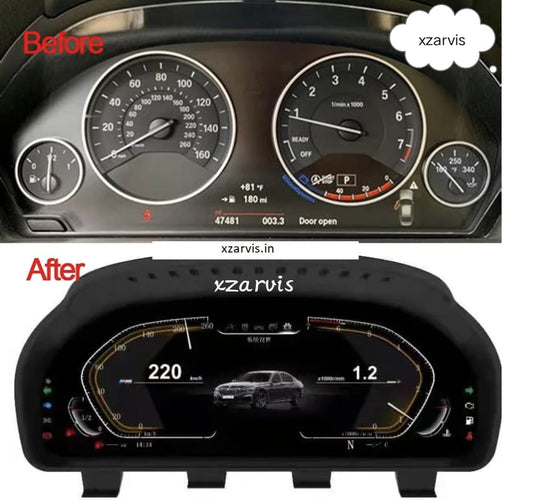 12.3'' DIGITAL SPEEDOMETER INSTRUMENT CLUSTER FOR BMW X3 X4 X5 X6 Update For B M W X3 F25 X4 F26 X5 F15 X6 F16 2012-2017 NBT