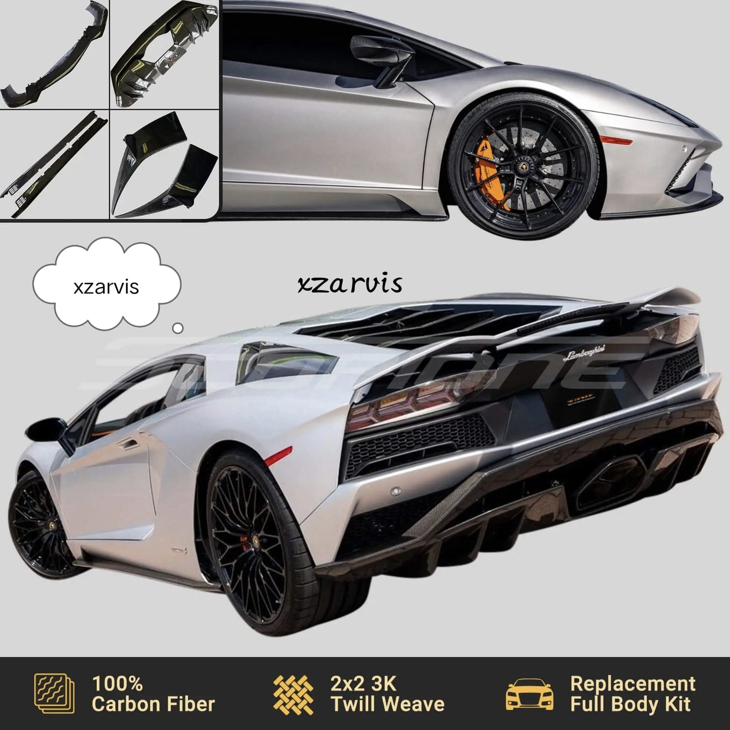 AERO FORGED CARBON SIDE SKIRTS FOR LAMBORGHINI URUS 2018-2019