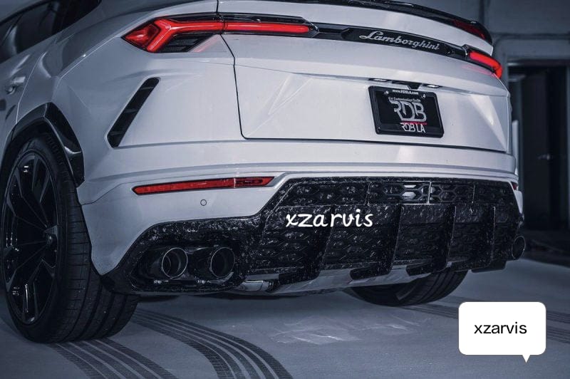 AERO FORGED CARBON REAR DIFFUSER FOR LAMBORGHINI URUS 2018-2019 100% Dry Carbon Fiber Body bumper Kit For Lamborghini URUS T Style Carbon fiber rear diffuser