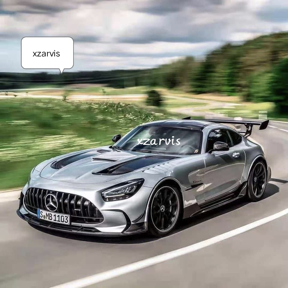 BLACK SERIES TYPE HALF CARBON FIBER FULL BODY KITS WITH HOOD, WITH SPOILER FOR 2015-2018 BENZ AMG GT GTC GTS Body kit for Mercedes-Benz Amg GT GTS GTR Plus BS style semi-carbon fiber front bumper rear bumper spoiler fender