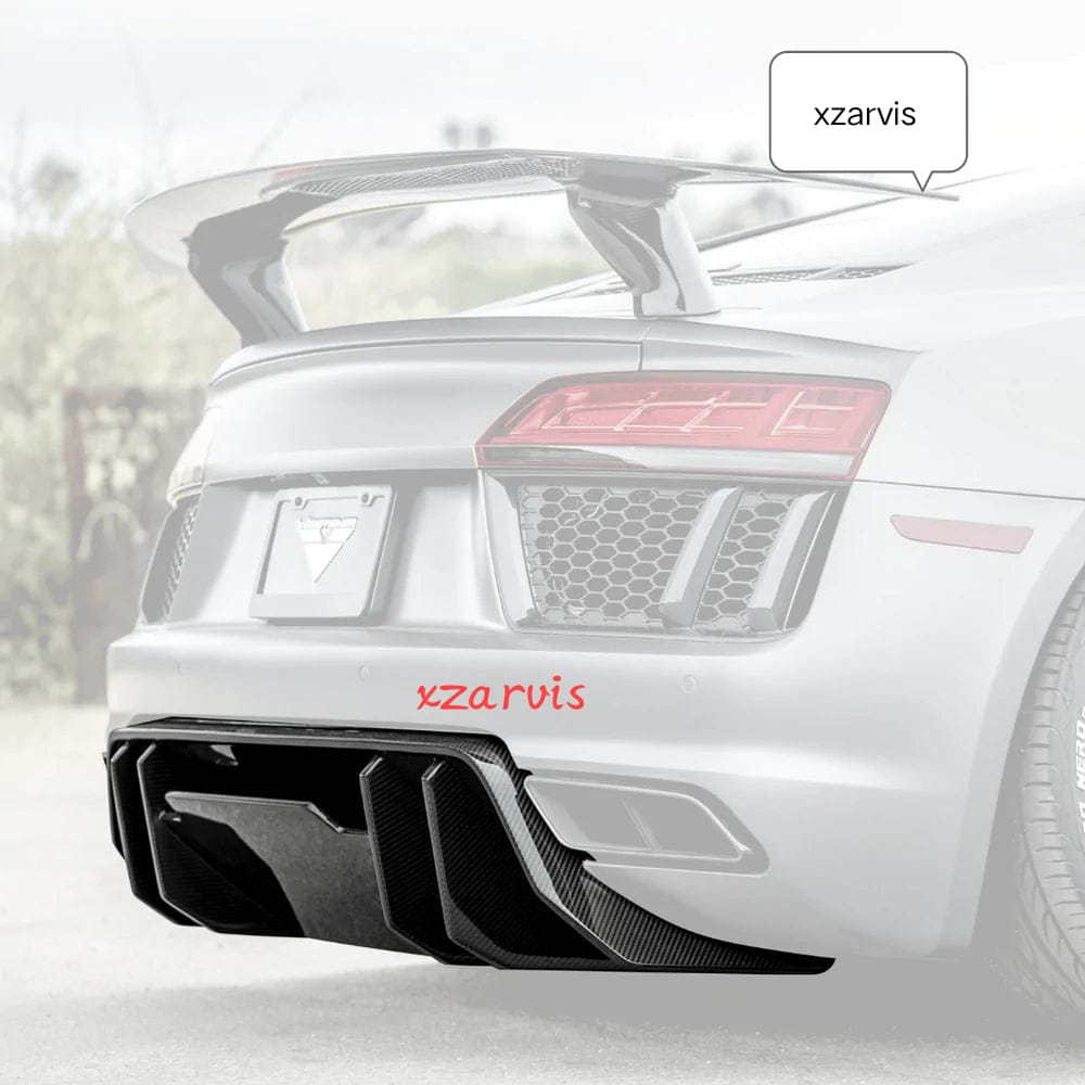 AUDI R8 CARBON FIBER REAR DIFFUSER